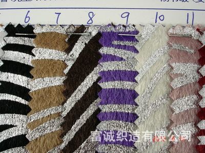 斑马马毛植绒工艺转印斑马纹娱乐酒店装饰壁画仿马毛印刷斑马纹