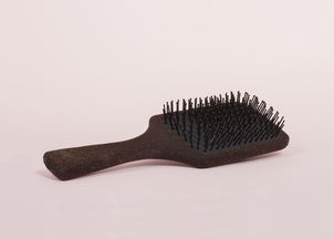 hairbrush按摩植绒工艺梳子