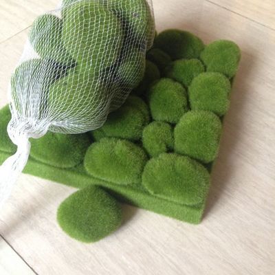 仿真青苔毛石头:微景观中的自然艺术与DIY创意