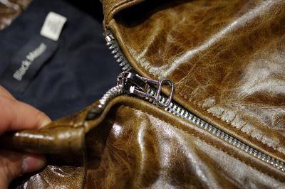 工艺重磅之作 植绒山羊皮油蜡处理加棉保暖A2飞行夹克